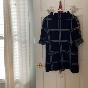 Navy sweater tunic
